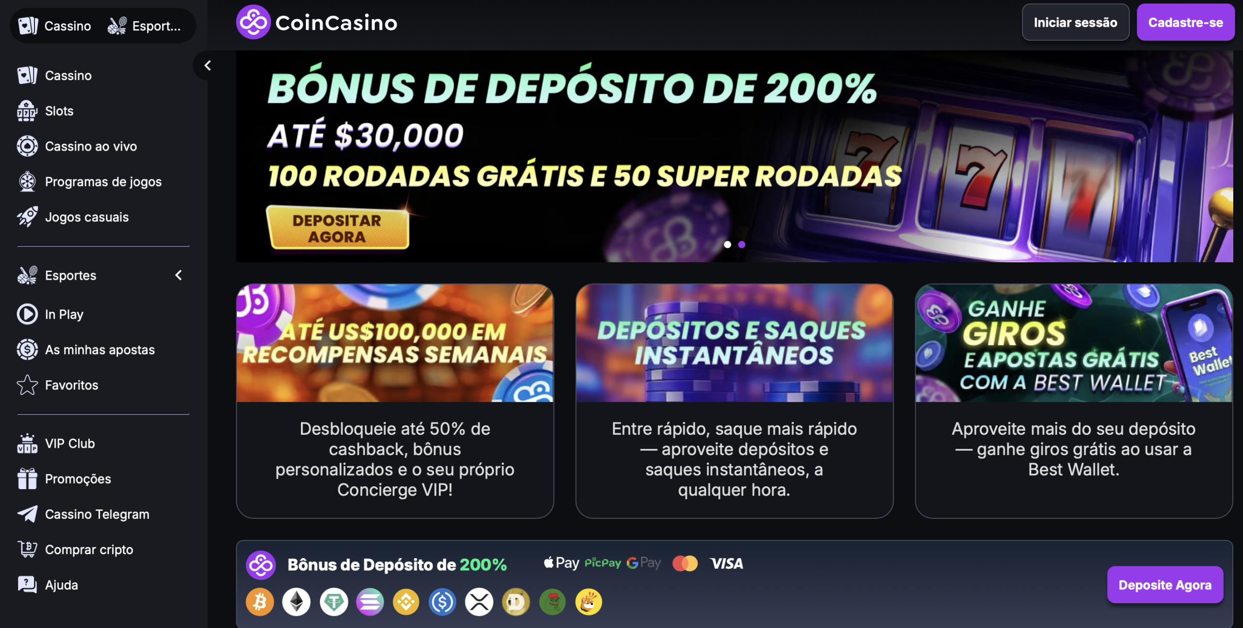 CoinCasino: Una de las mejores casas crypto para apuestas y casino